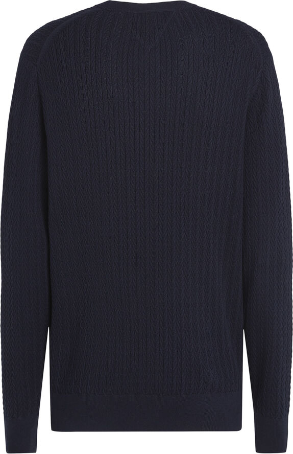 Tommy Hilfiger HERRINGBONE STRUCTURE C NK Desert sky
