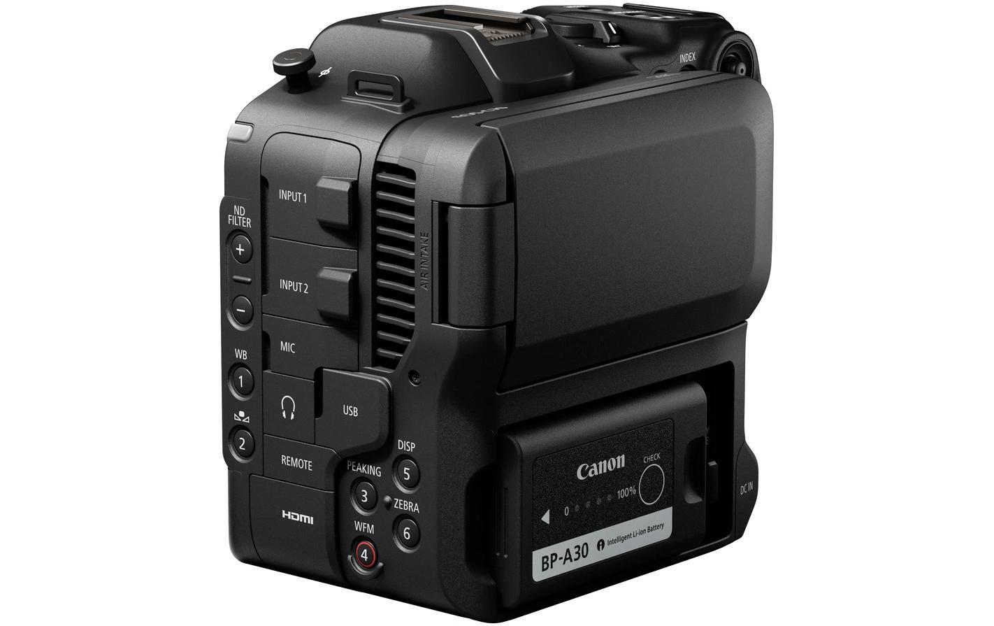 Videokamera C70<br>4K-Camcorder mit interner 12 Bit RAW-Aufzeichnung, High Dynamic Range und AF mit Augenerkennung in einem kompakten Gehäuse