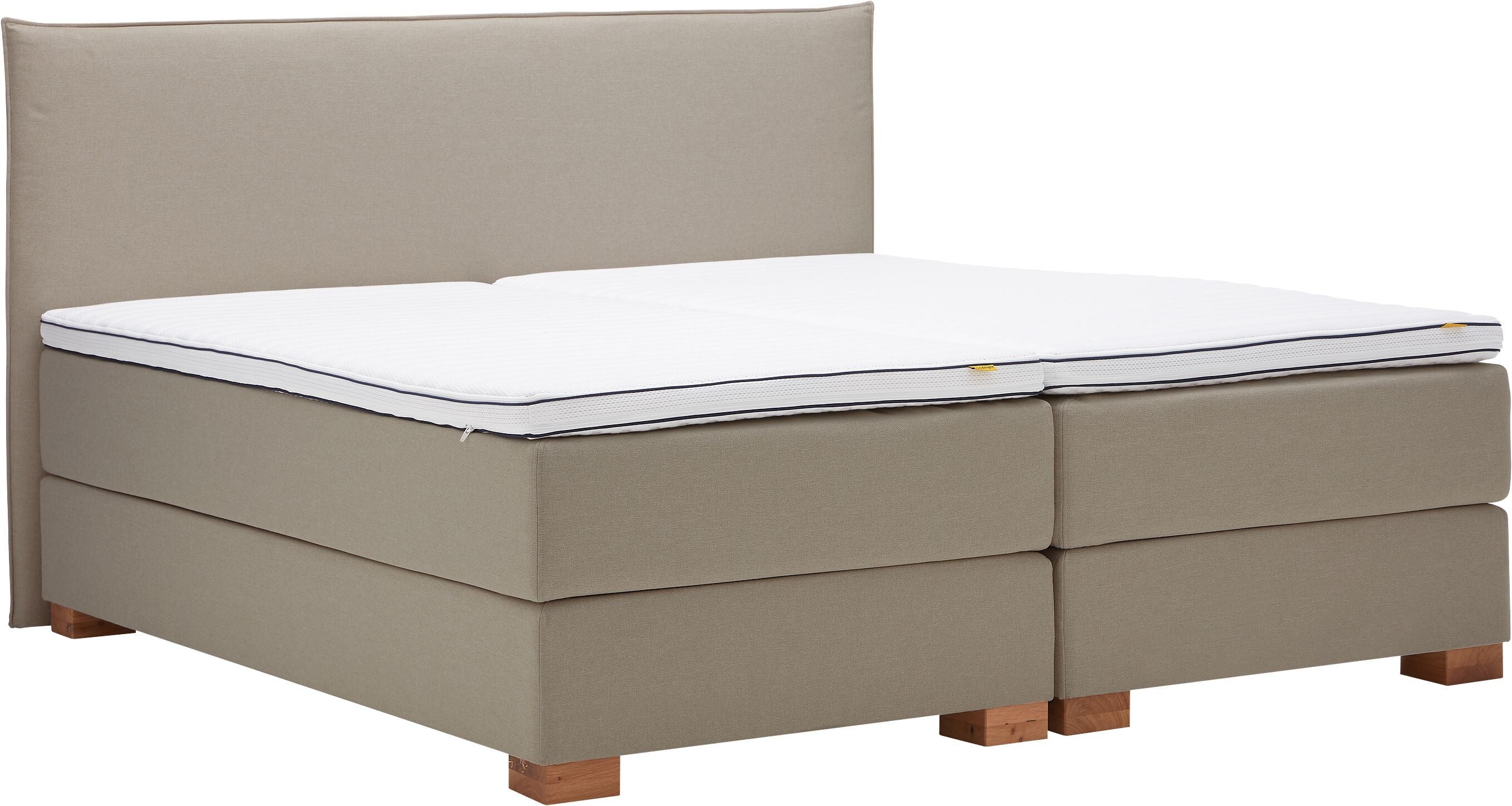 bico GOODNIGHT Boxspringbett - Beige / B: 180.0 cm x T: 200.0 cm