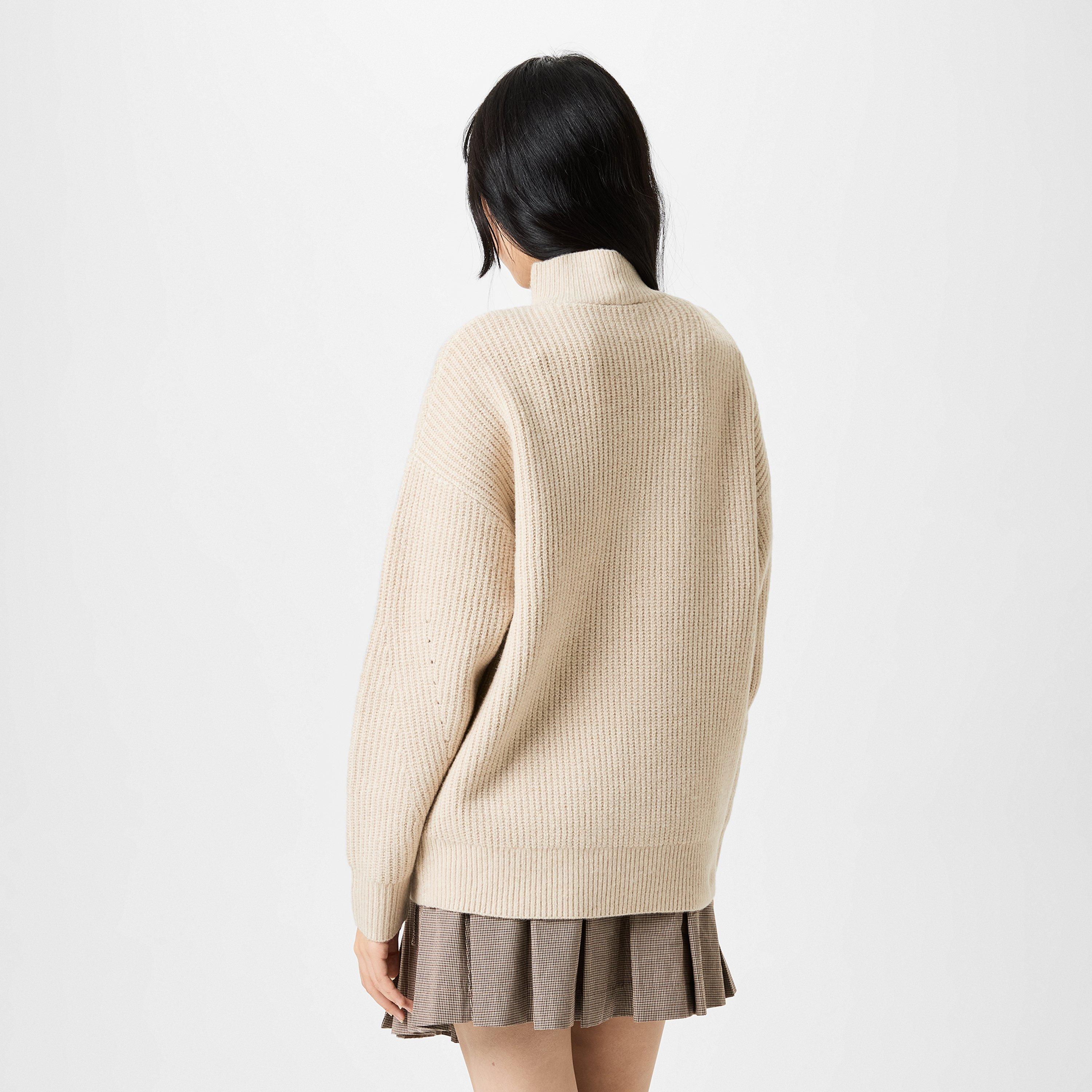 Jack Wills JW High Neck Zip Knitted Jumper