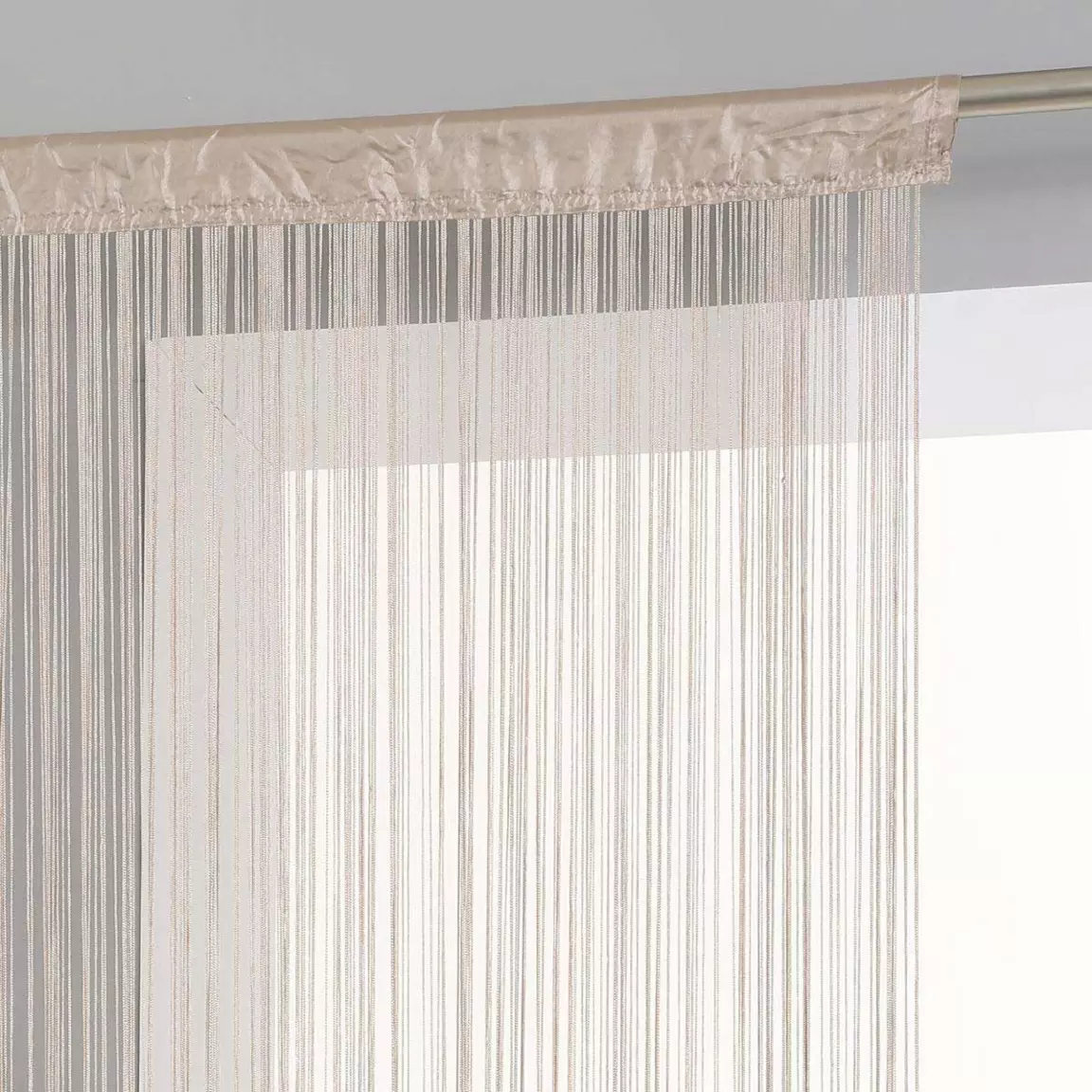 Rideau de fil (90 x H200 cm) Uni Lin