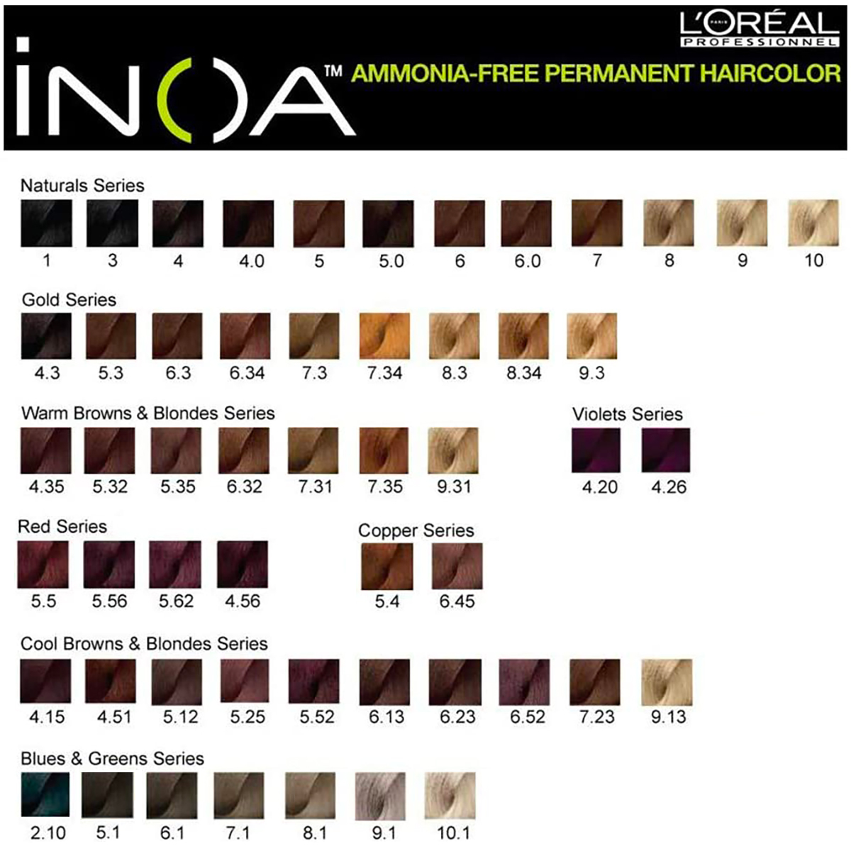 Tube Coloration Inoa L'Oral 60 ML