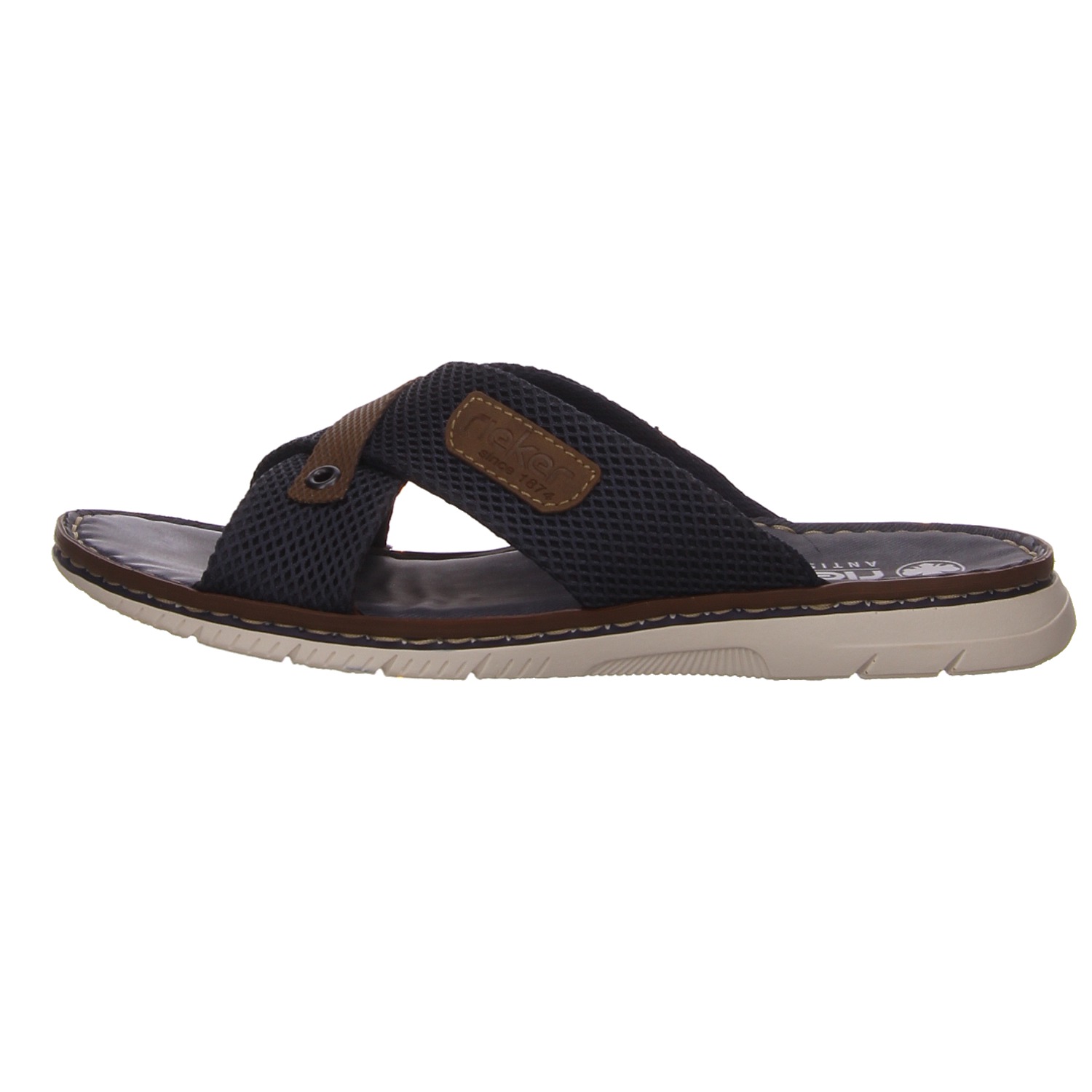 Rieker Pantolette blau blau