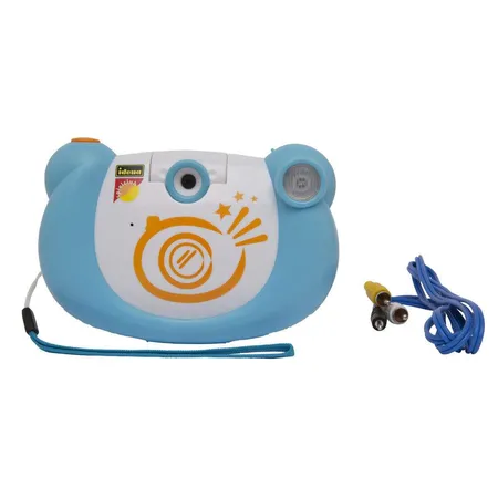 Idena Kids Cam blau, Digitalkamera mit drehbarer Linse