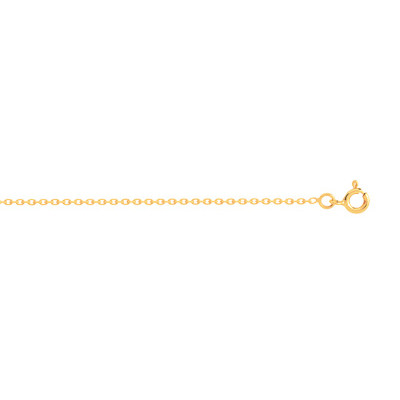 Chaîne or 750 jaune maille forçat 50 cm
