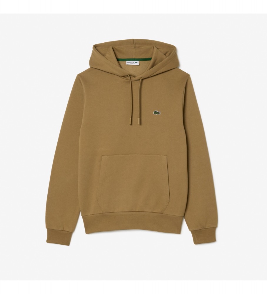 Moletom Lacoste marrom estilo jogger