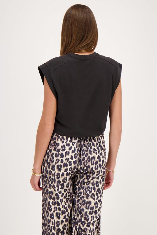 Grijze top mouwloos