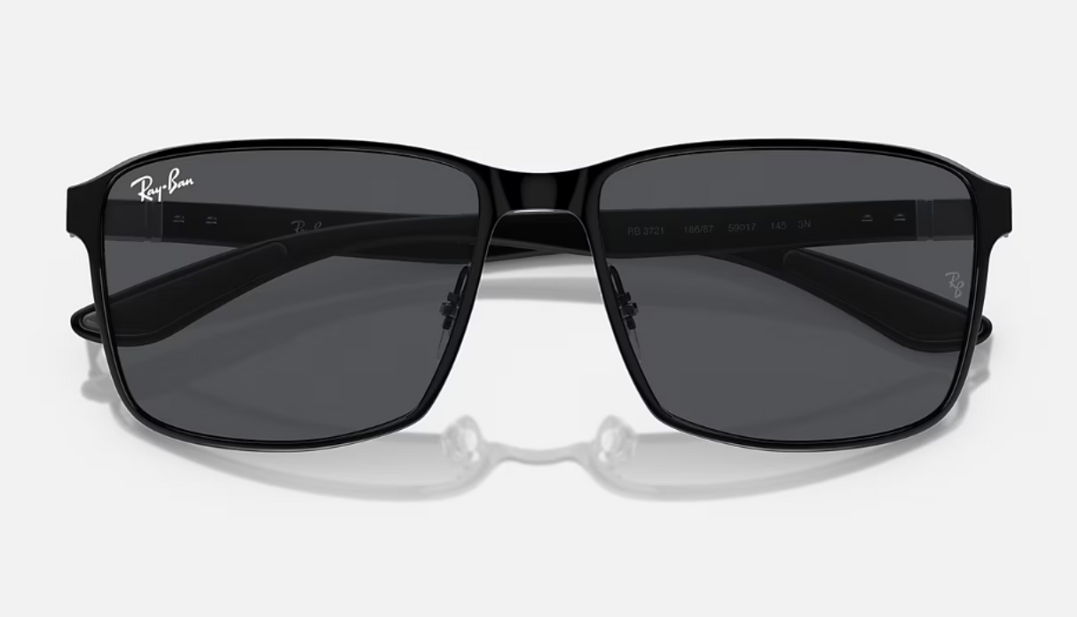 Ray-Ban<br>RB3721 Matte Black On Black