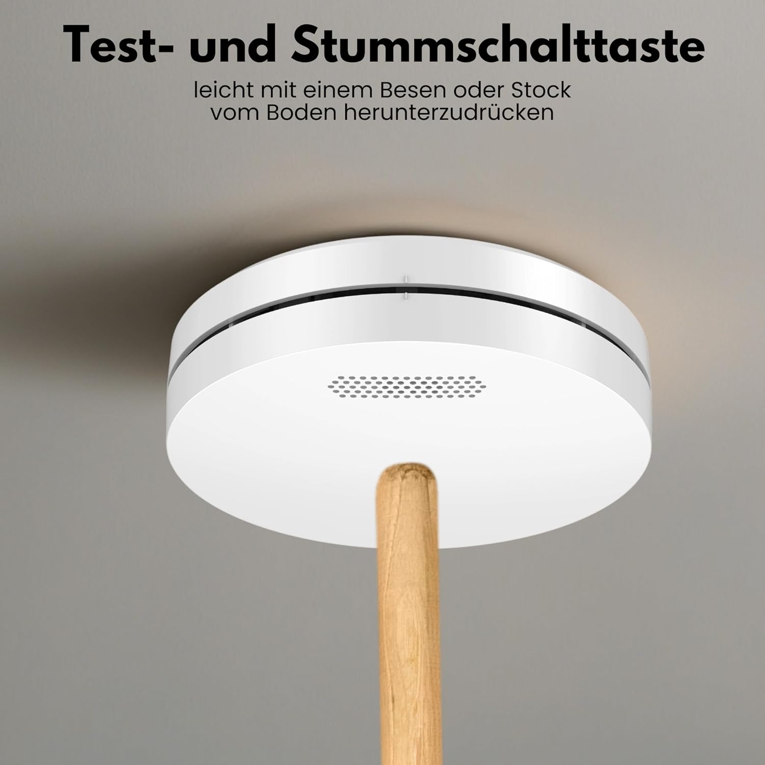 Aroha Smart Connect & Link WLAN-Rauchmelder Vernetzt - 10 Jahre Batterie - Feuermelder - Brandmelder Vernetzbar mit App Tuya & Smartlife - 5 Set