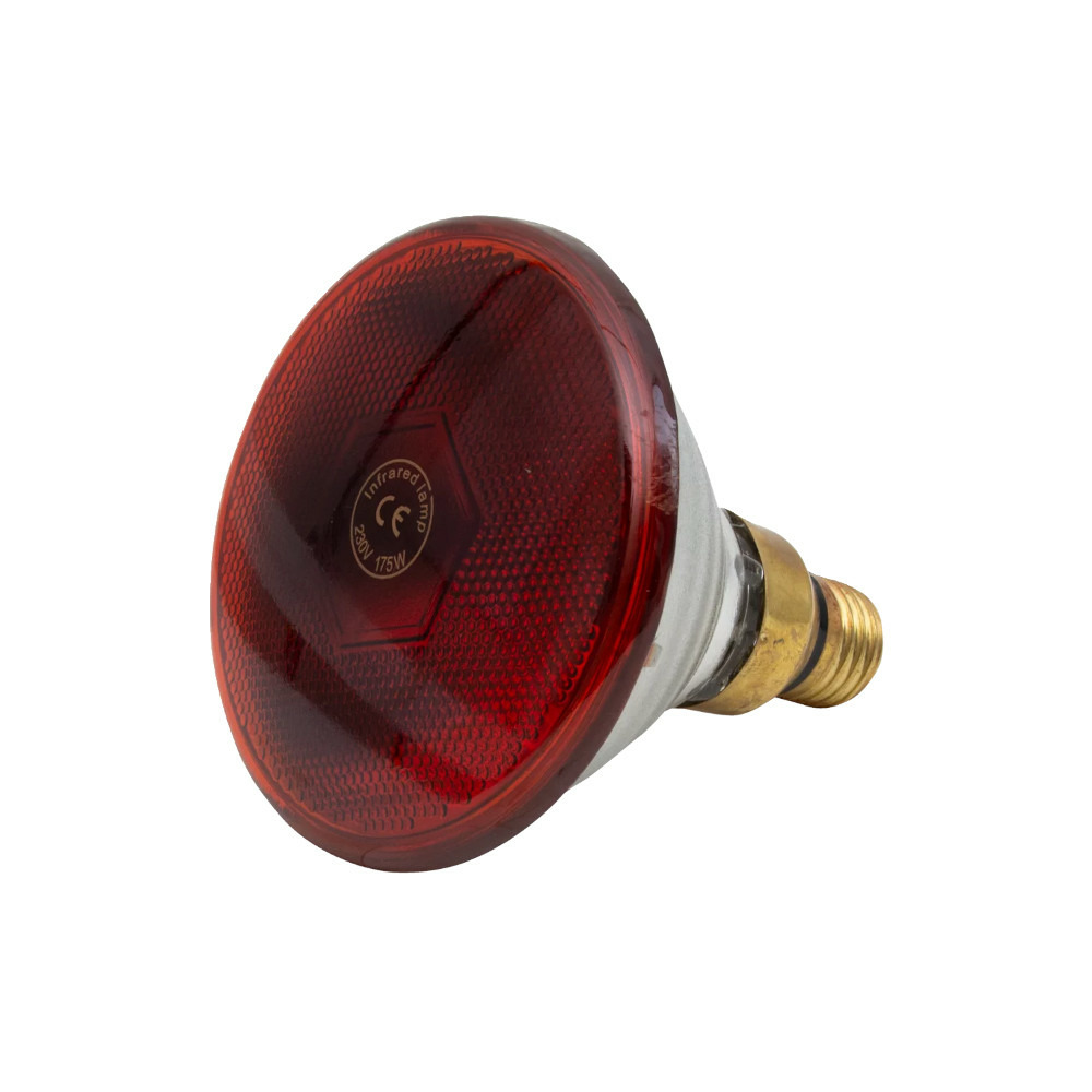 Ampoule infrarouge par 175 w rouge