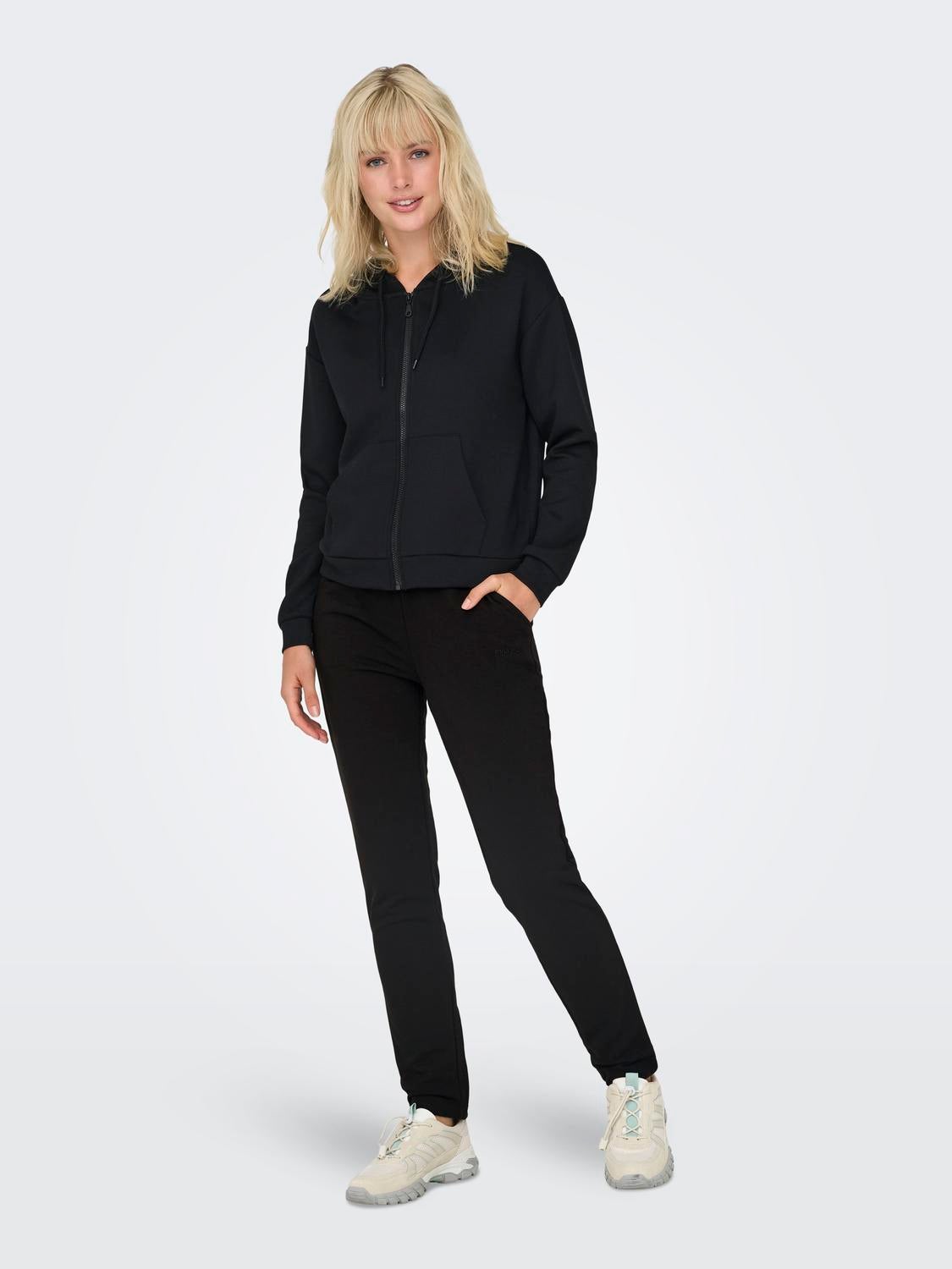 ONPMELINA Mittlere Taille Slim Fit Jogginghose Black