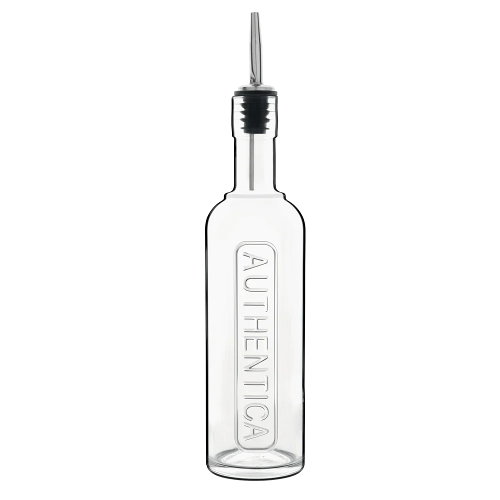 Bouteille à huile avec bouchon verseur Optima 0,5 l Bormioli Luigi