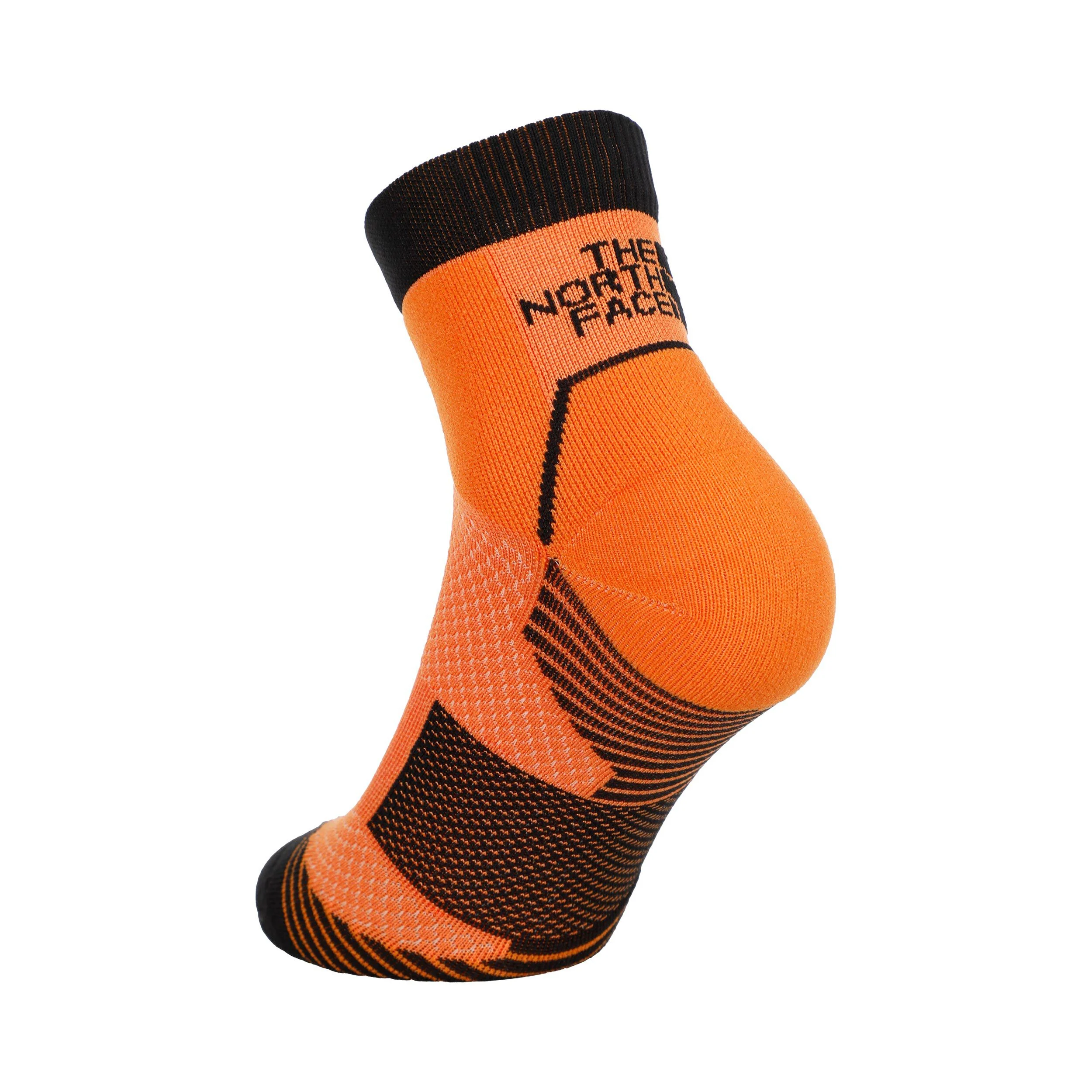 The North Face Trail Run Quarter Sock Chaussettes De Running - Orange , Noir