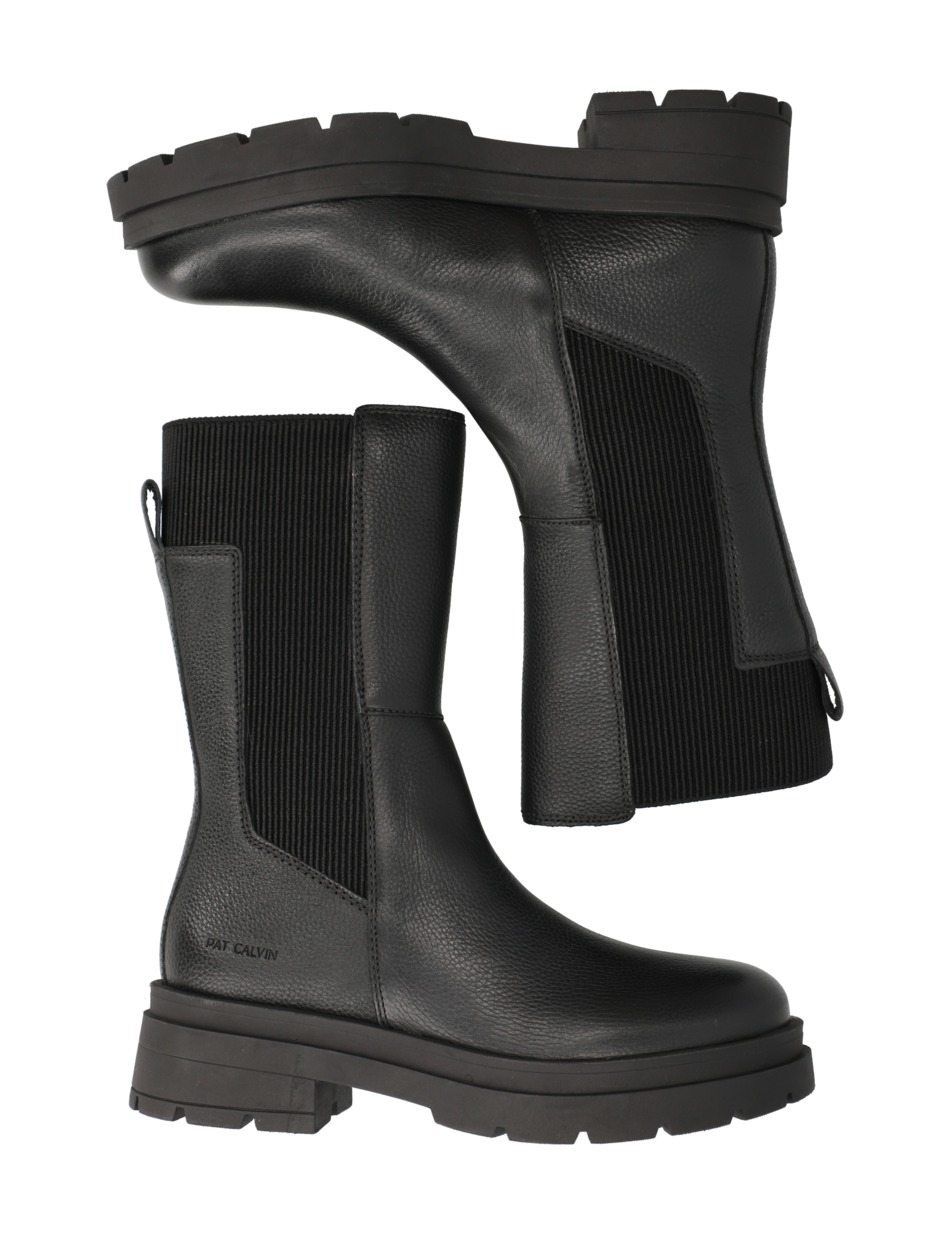 Glattleder Chelsea Boot