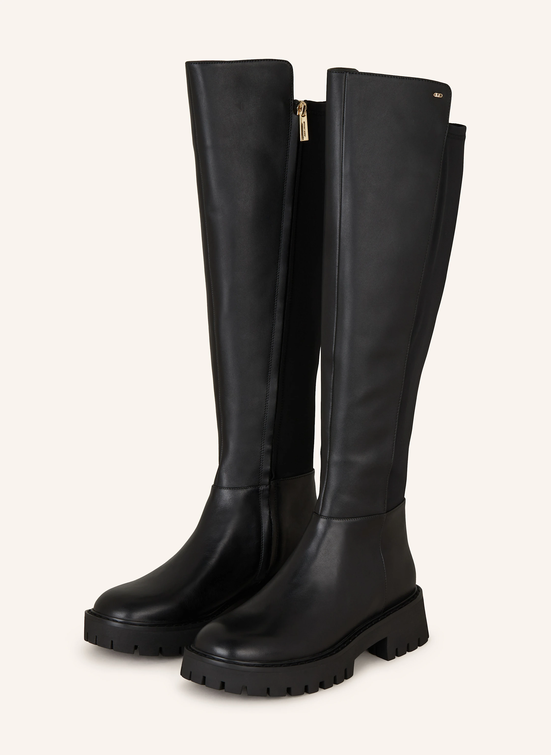 MICHAEL KORS Plateau-Stiefel ASHER im Materialmix
