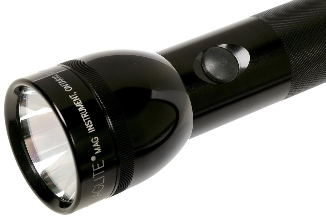 Maglite Staaflamp type 4 D-cell, zwart