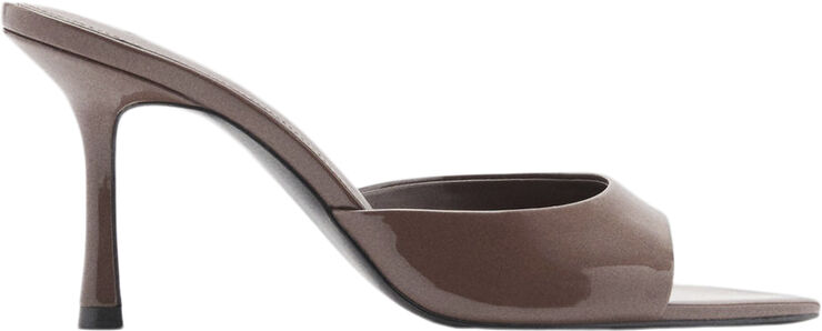 MANGO SANDALS. -- PEPYCH Dark brown