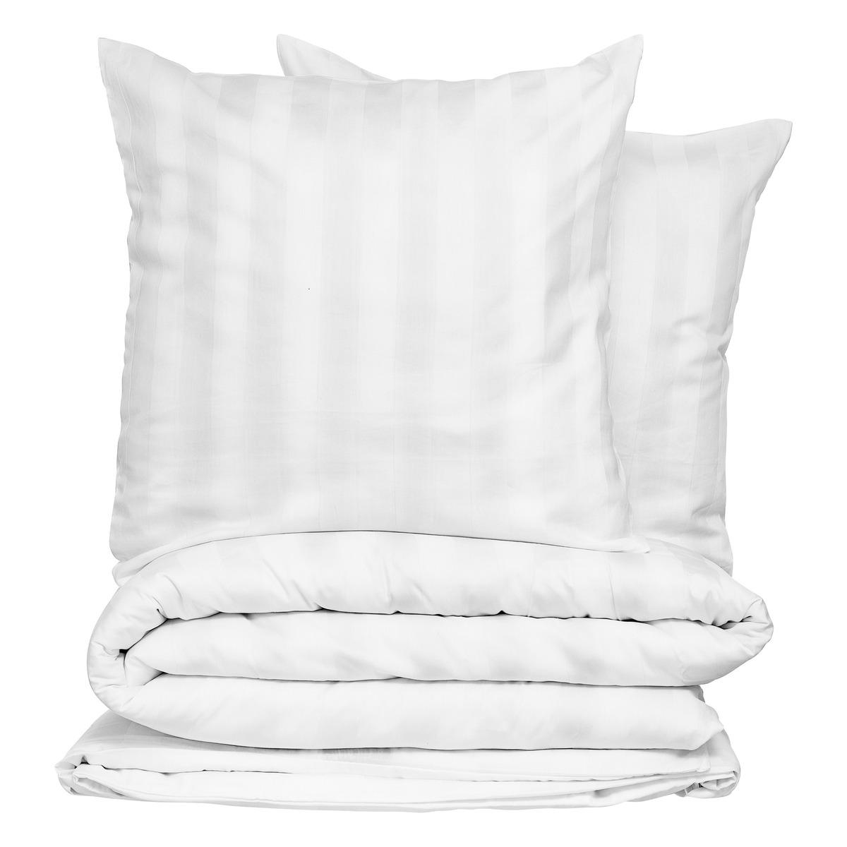 PARURE COTON SATIN BLANC 260X240CM