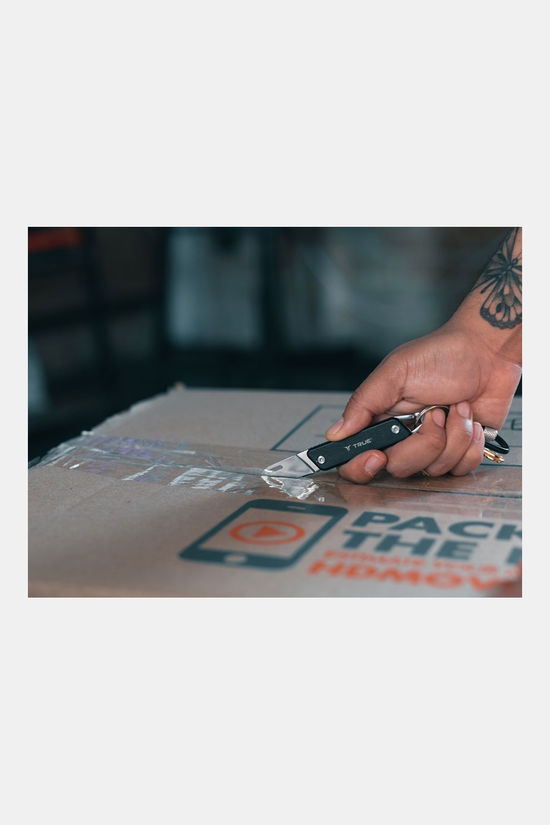True Utility True Utility Utility Modern Keychain Knife Black Mes