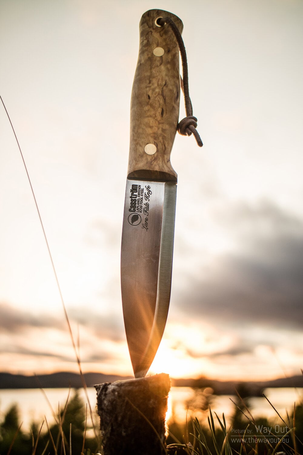 Casström Lars Fält Knife m/tennstål<br>Bushcraft kniv i særklasse