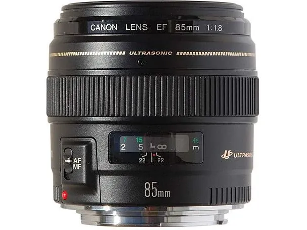 Canon EF - Teleobjektiv - 85 mm - f/1.8 USM - Canon EF - til EOS 1000, 1D, 50, 500, 5D, 7D, Kiss F, Kiss X2, Kiss X3, Rebel T1i, Rebel XS, Rebel XSi