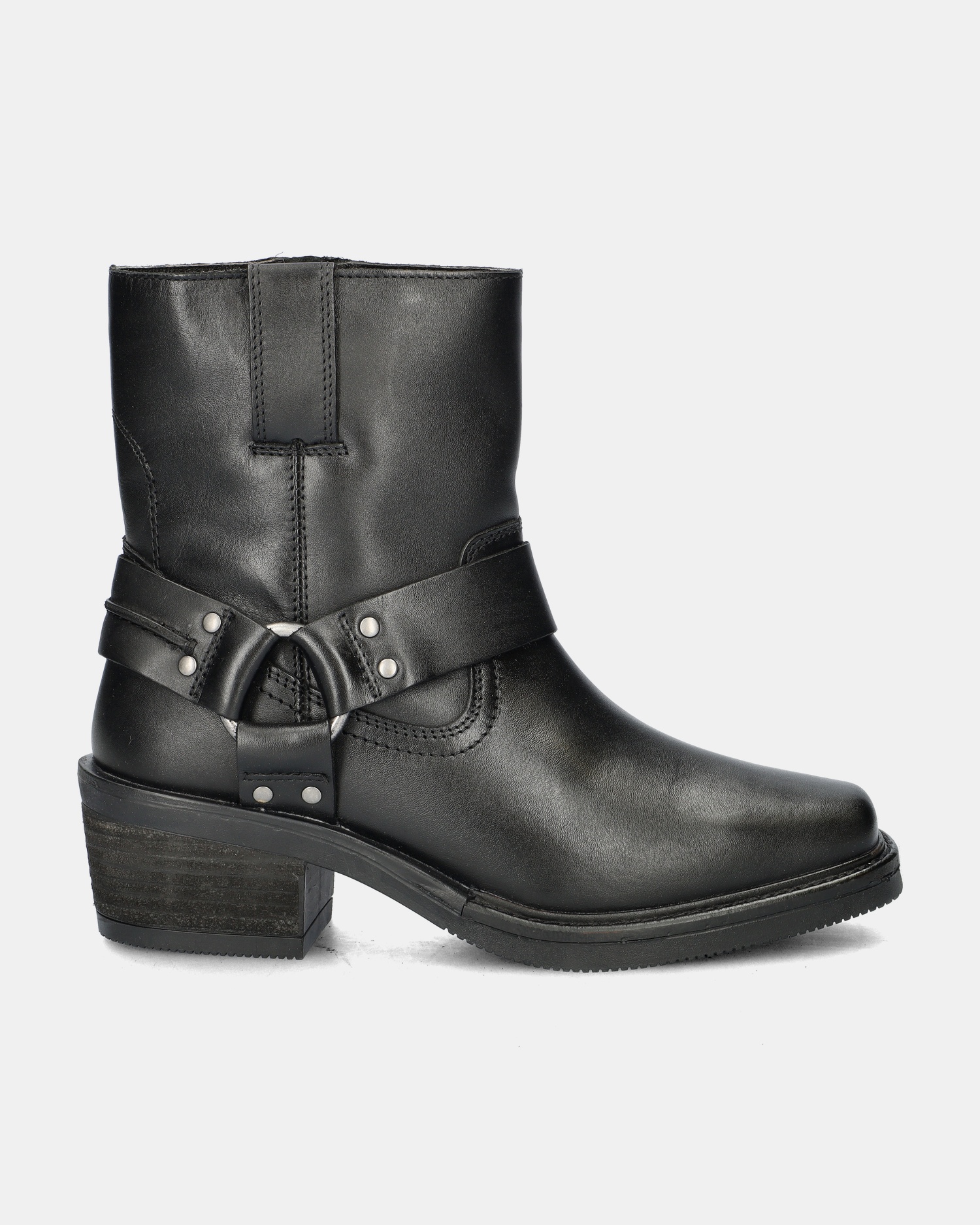 Nelson Bikerboots  - zwart