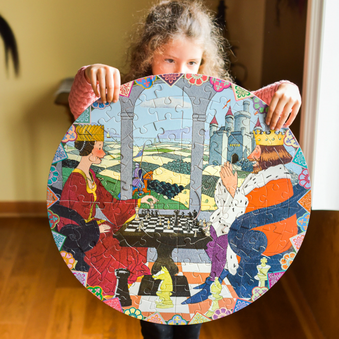 Puzzle : 100 pièces - Gambit de la Reine