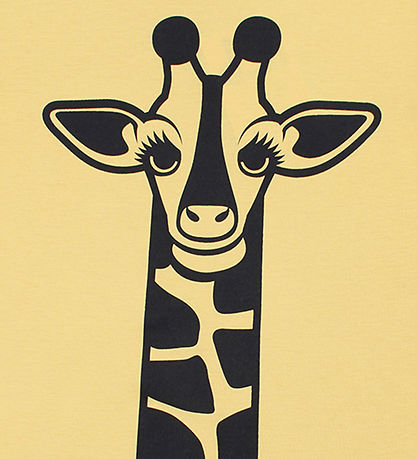 ANIMAL T-Shirt - AnimalHide - Verblasst Yellow Giraffe
