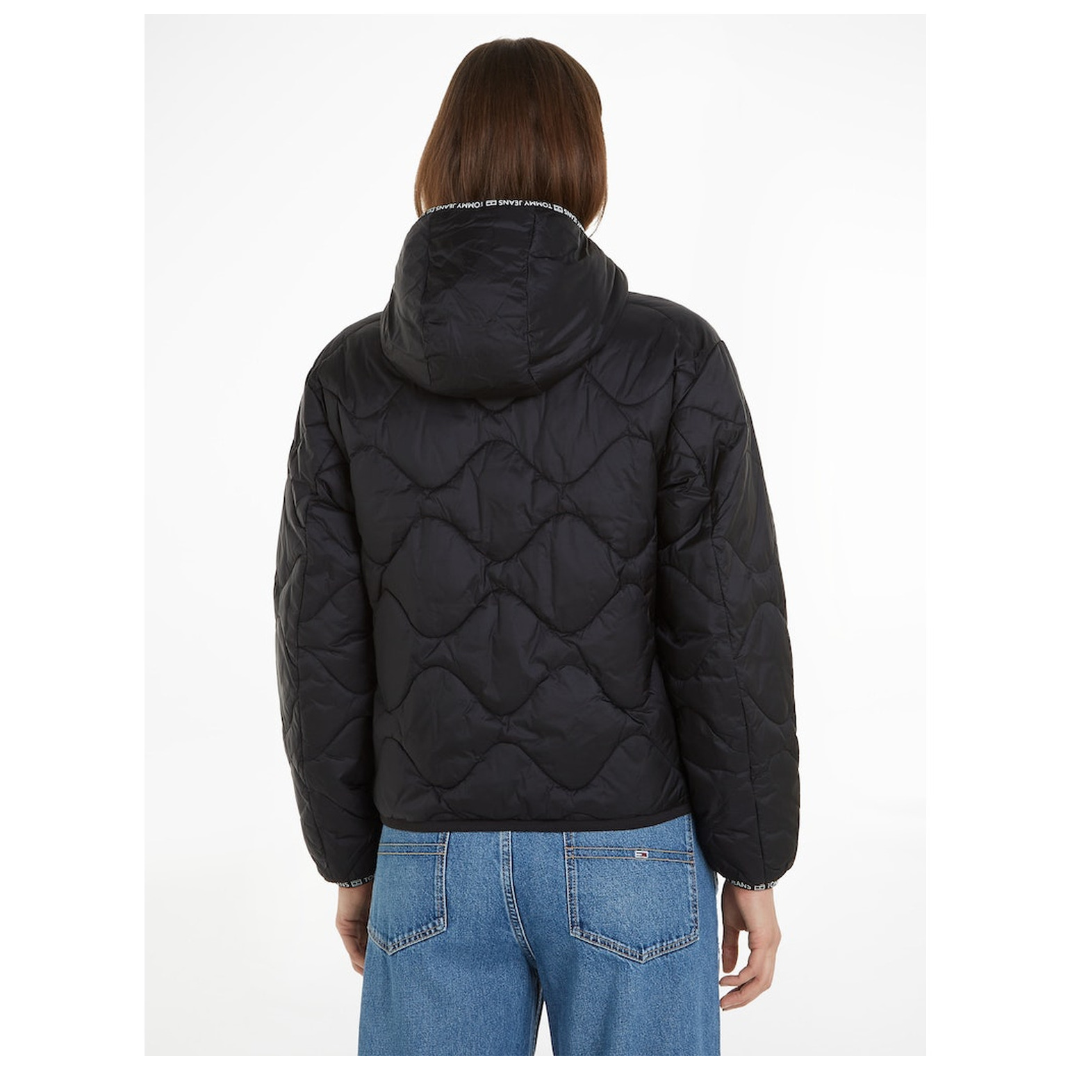 Tommy Jeans TJW QUILTED TAPE HOOD PUFFER E