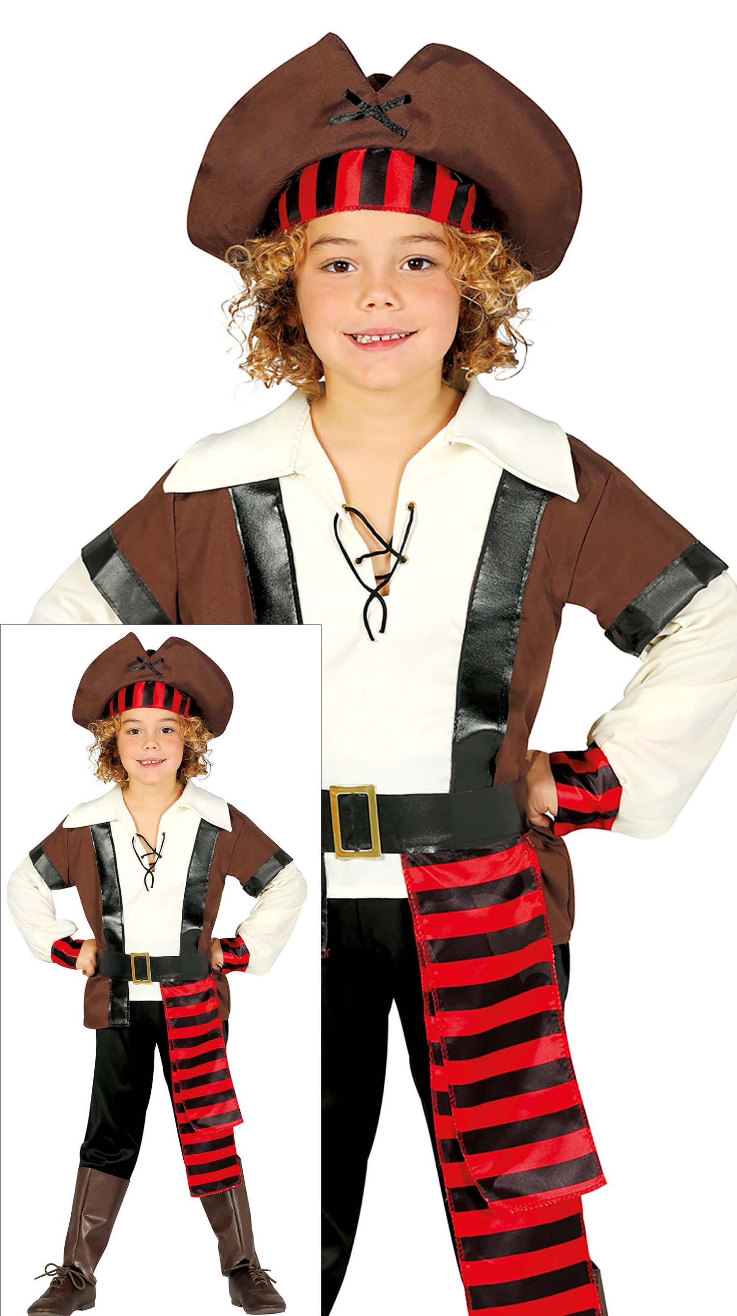 Piratenpak Bruin Jongen