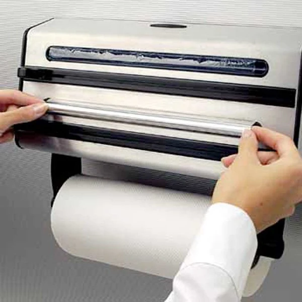 Distributeur triple inox Emsa