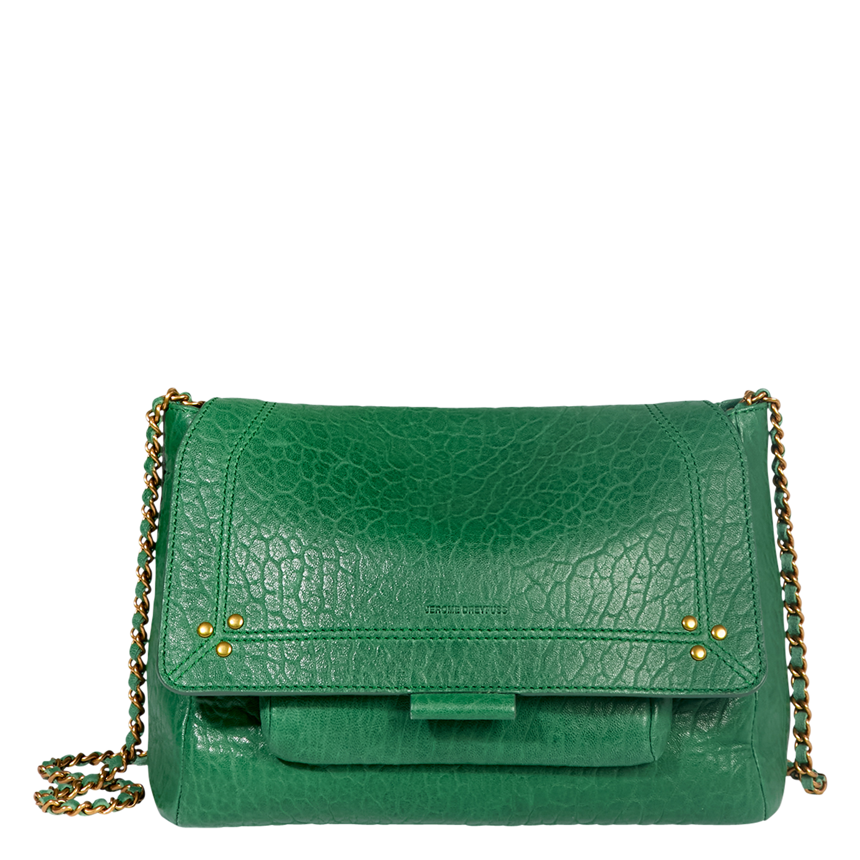 LULU M - Sac besace en cuir | Vert
