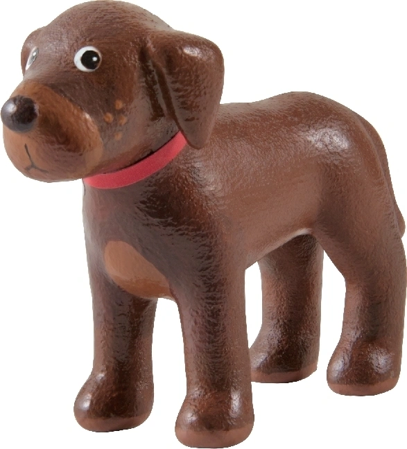 Puppenhausfigur LITTLE FRIENDS – HUND DUSTY in dunkelbraun