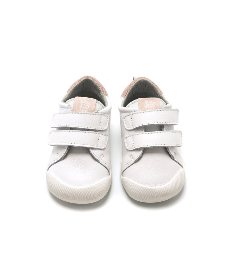 Tênis Infantil Mustang Free em Couro Branco