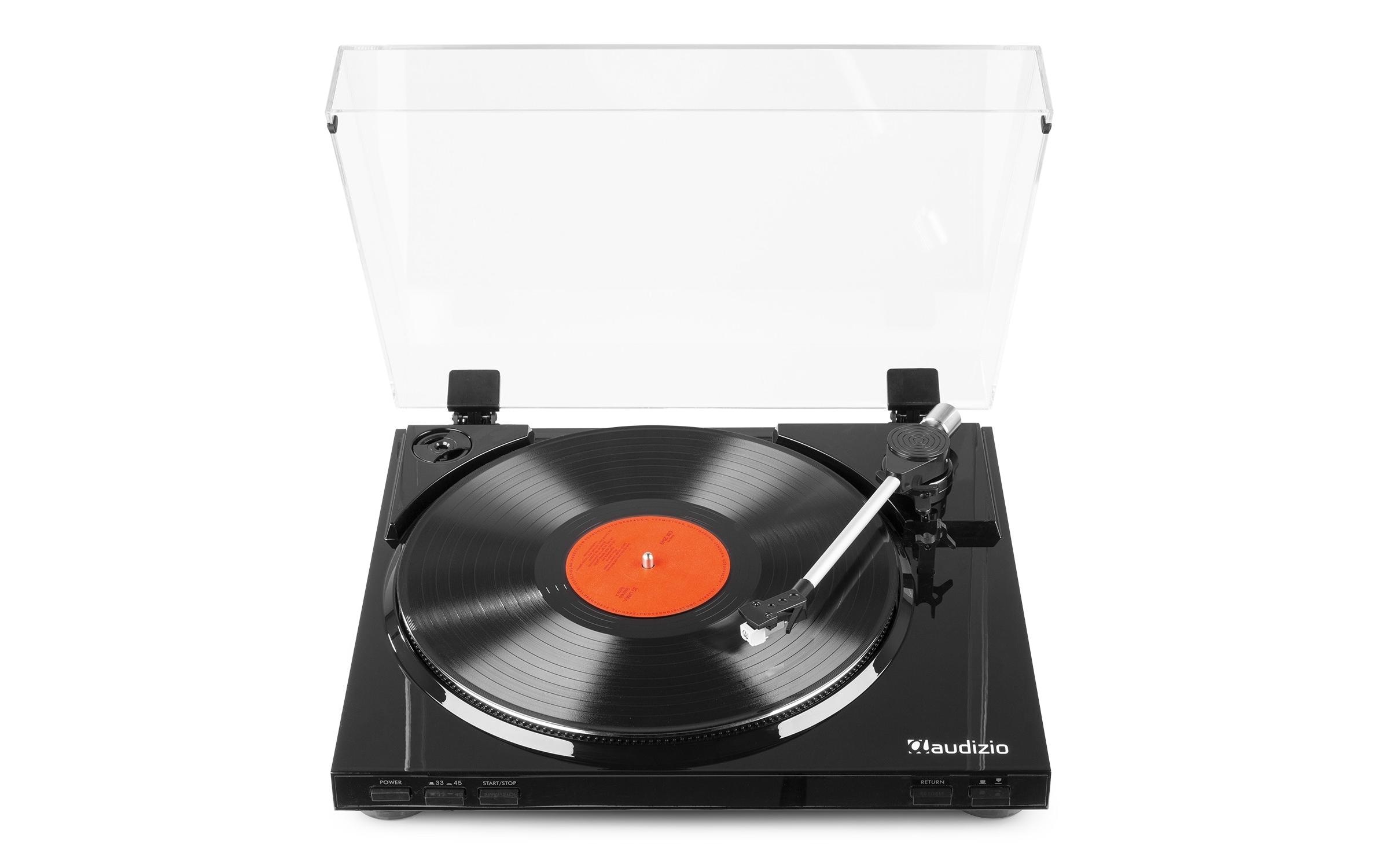 Plattenspieler RP310 Schwarz<br>Automatischer Plattenspieler mit USB und Umwandlungsmöglichkeit für Schallplatten