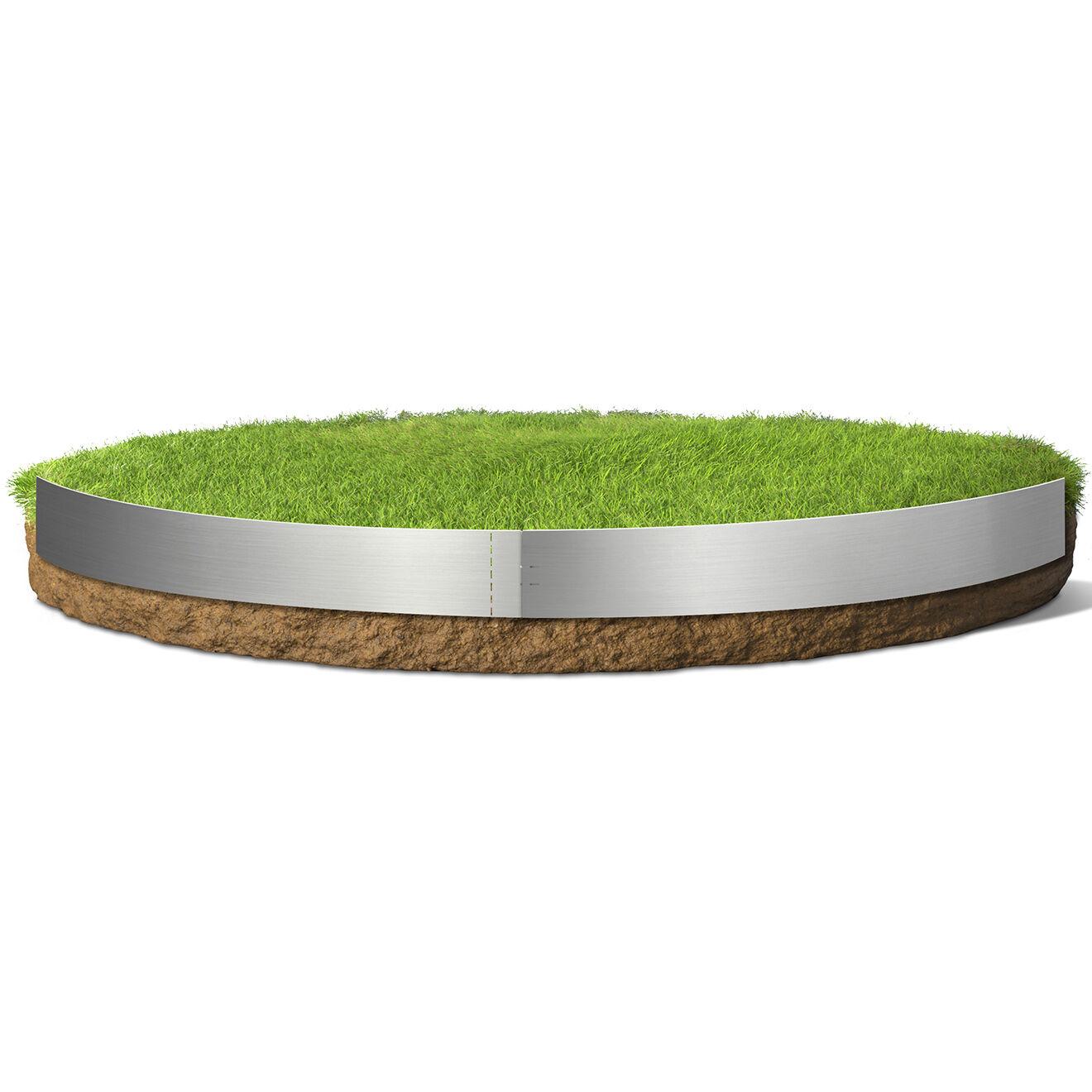 JARDIKT 5 Bordurettes pour parterre en métal acier - 100x12 cm