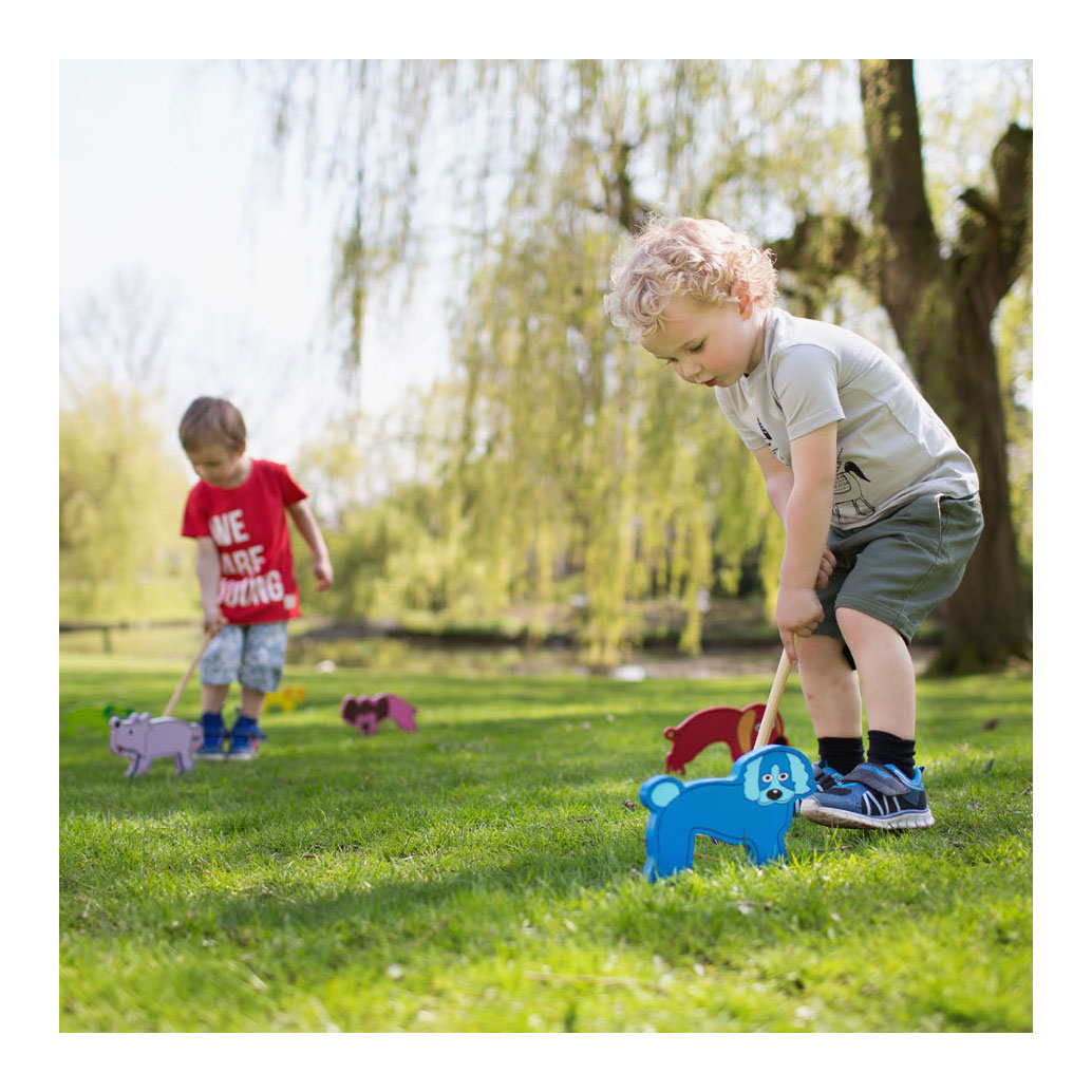 BS Toys Houten Croquet Junior Buitenspel