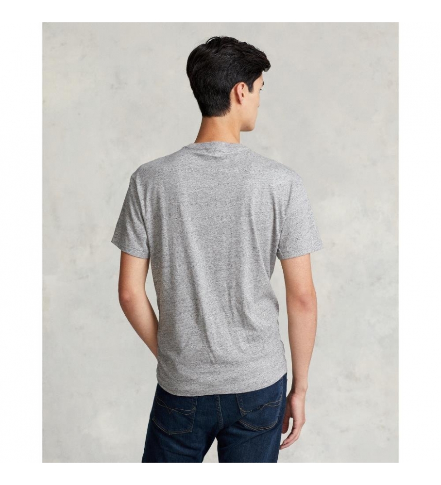 Camiseta básica cinza Ralph Lauren