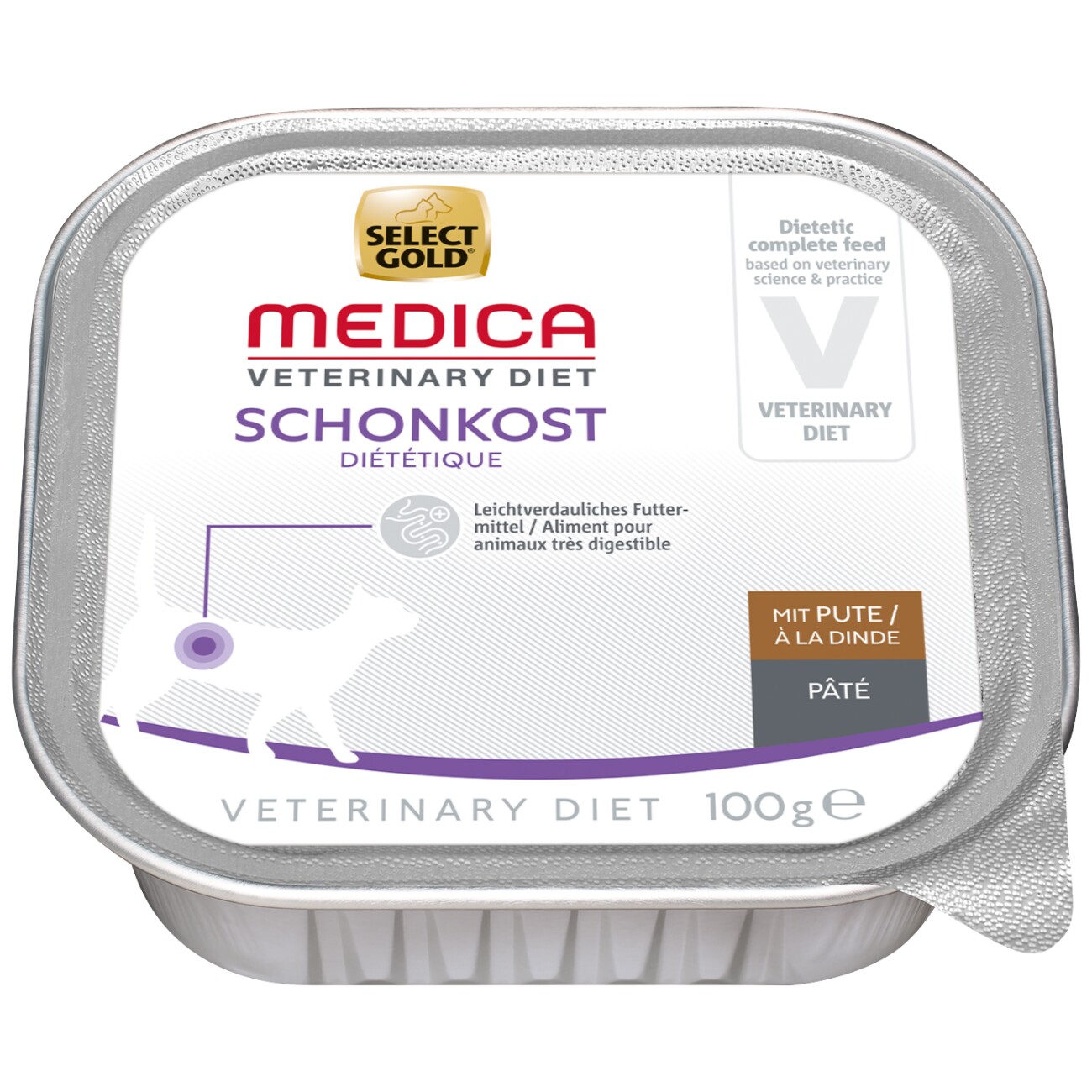 SELECT GOLD Medica Schonkost 16x100g Pute