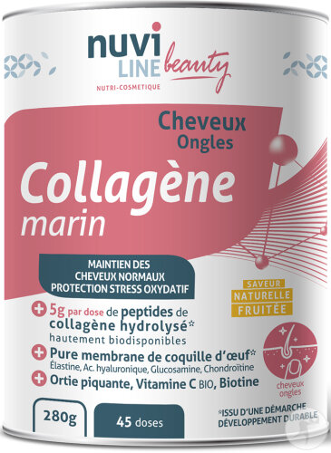 Nuviline Collagène Marin Cheveux & Ongles Pot 280g