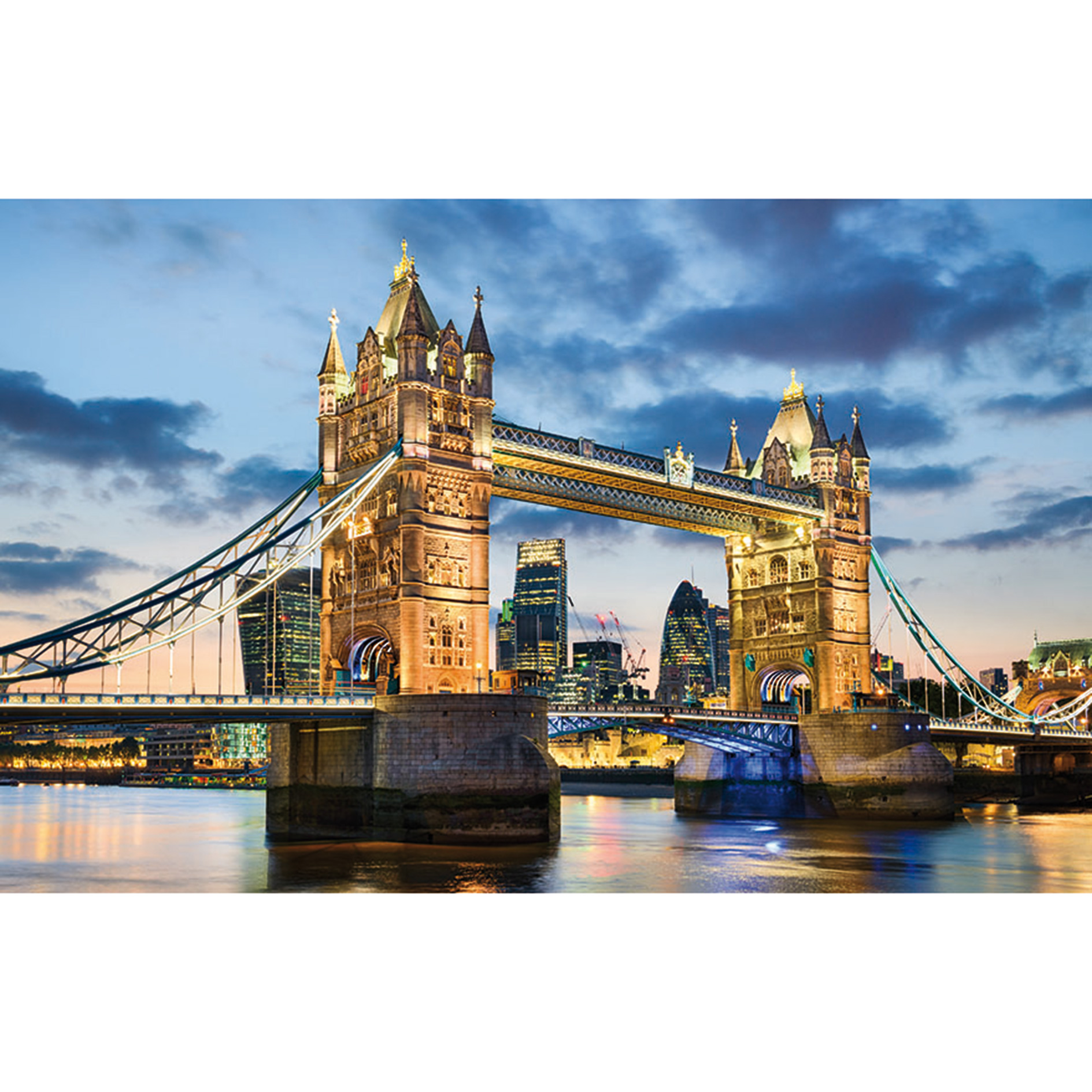 Keilrahmenbild TOWER BRIDGE -90x60 cm
