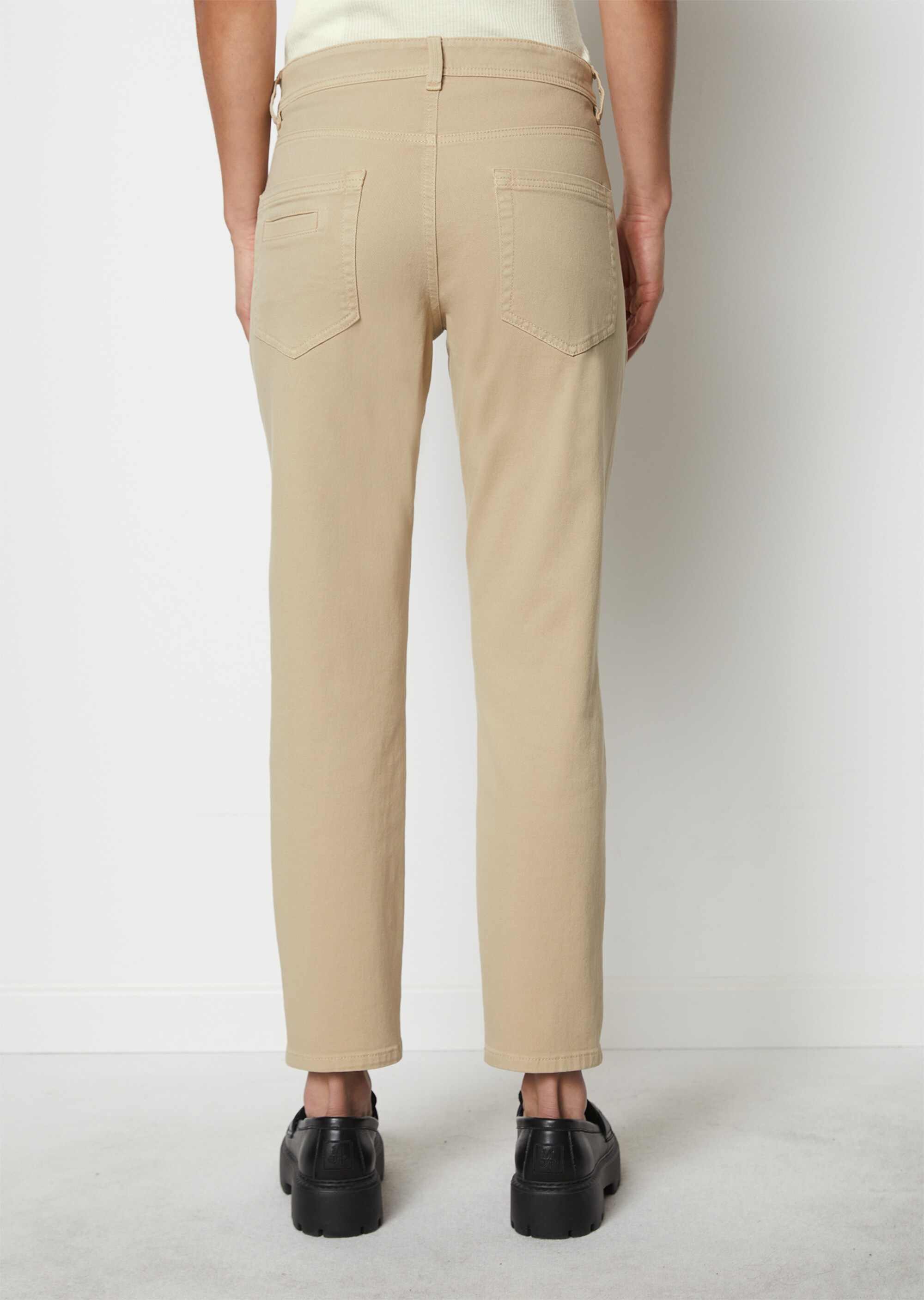 Boyfriend Pants Modell THEDA cropped aus Organic Cotton Stretch