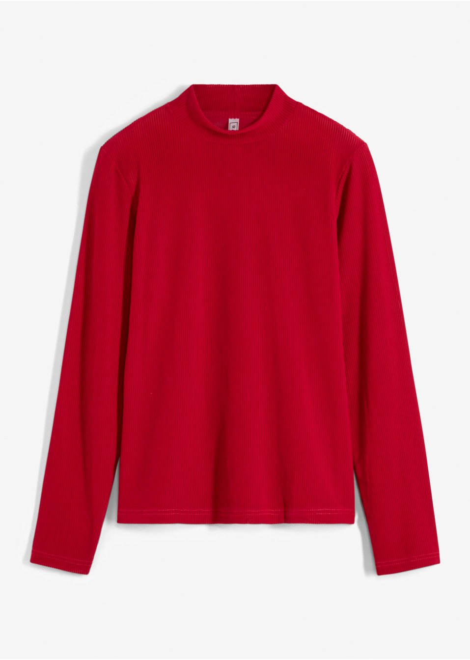 T-shirt manches longues en velours semi-transparent