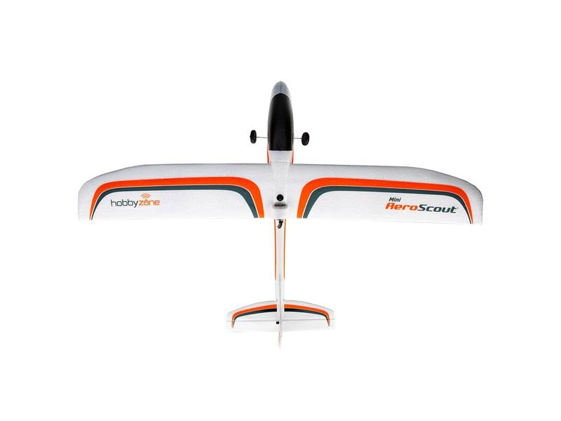 Hobbyzone Flugzeug Mini Aeroscout RTF Anfänger Modellflugzeug Komplettset im kompakten Format