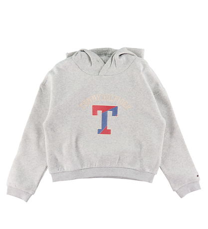Tommy Hilfiger H?ttetr?je - T Varsity - New Light Grey Heather