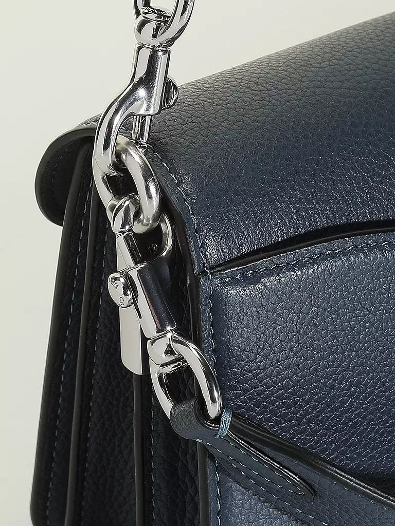 COACH Ledertasche - Umhängetasche TABBY dunkelblau