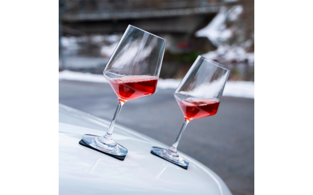 Silwy Wein Classic Magnet-Kunststoffgläser 2 Stück 500 ml