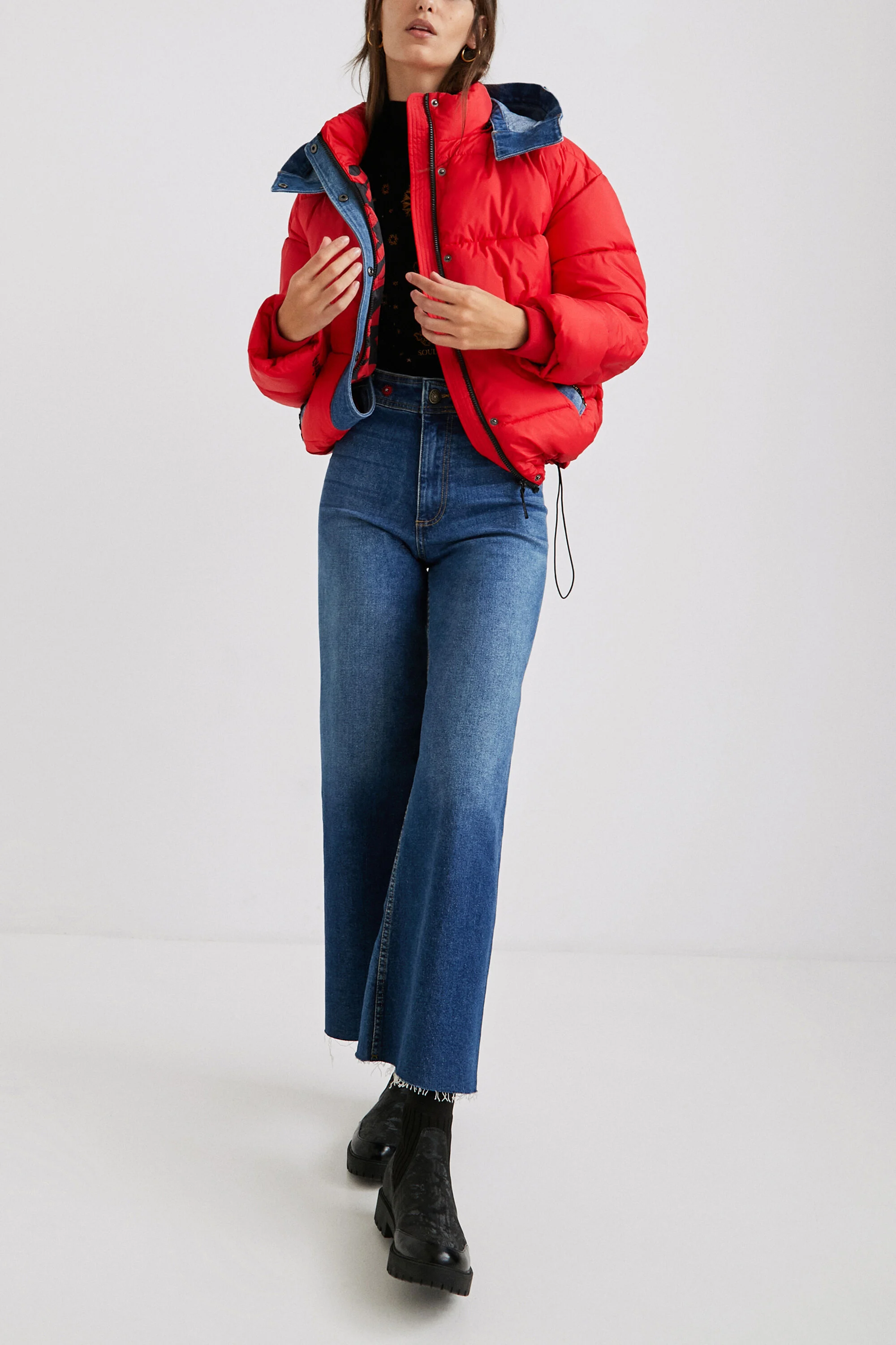 Chaqueta acolchada capucha