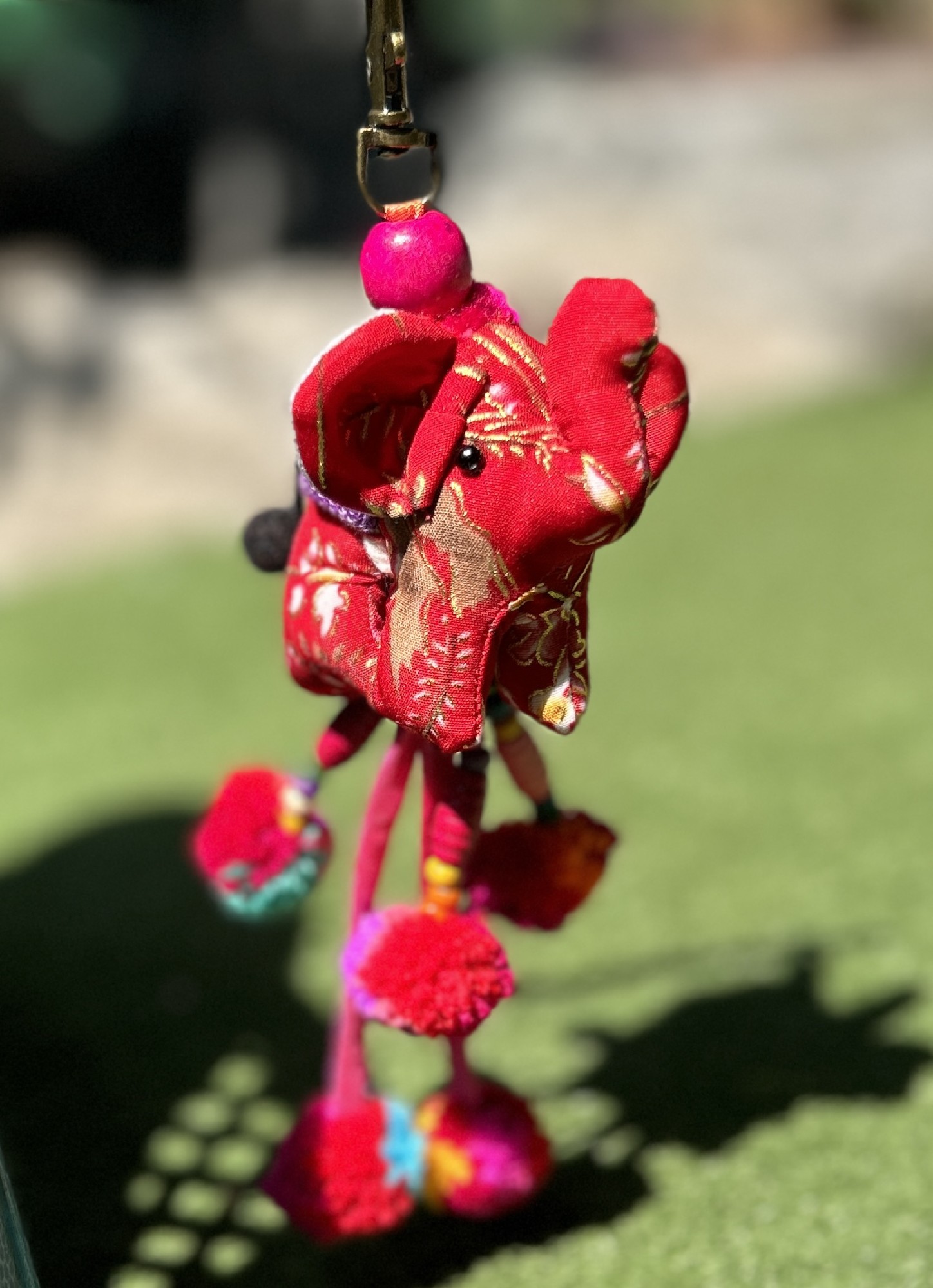 Anhänger 'Elefant', multicolor, H 10 cm, B 7 cm, L 6 cm günstig bestellen