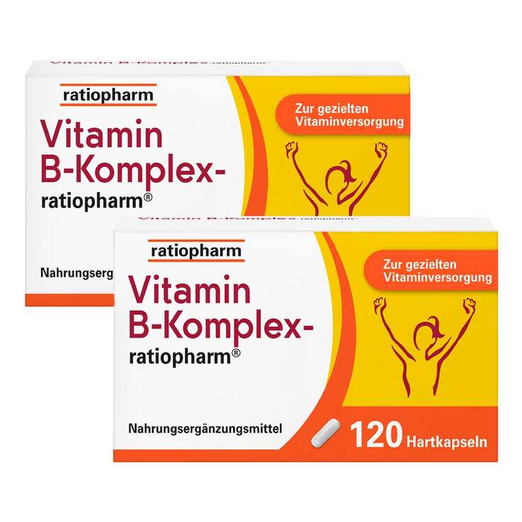 Vitamin B-Komplex ratiopharm Kapseln, 2x120 St